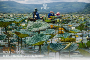 2. Định Vị Tọa Độ_ Hồ Ea Rbin – Trái Tim Của Khu Bảo Tồn Nam Ka