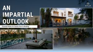 Essential Notes for Guests Prior to Booking