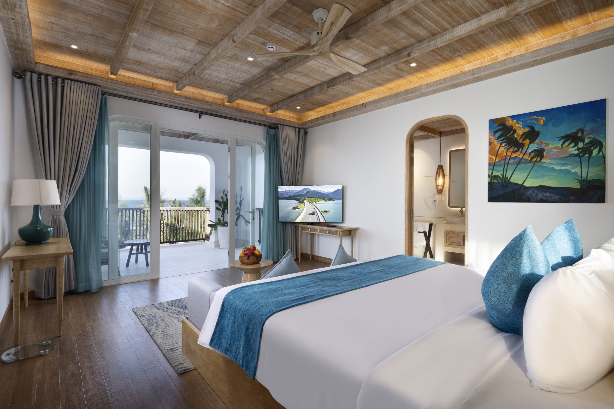 Resort nghỉ dưỡng Phú Yên - Phòng nghỉ ngơi đậm chất Địa Trung Hải