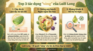 Top 3 tác dụng vàng của Lưỡi Long