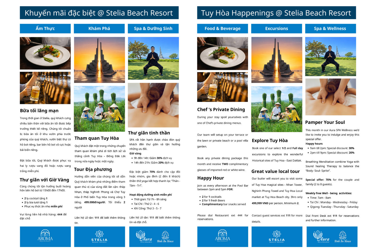 ƯU ĐÃI ĐẶC BIỆT – TRẢI NGHIỆM NGHỈ DƯỠNG 5 SAO TẠI STELIA BEACH RESORT