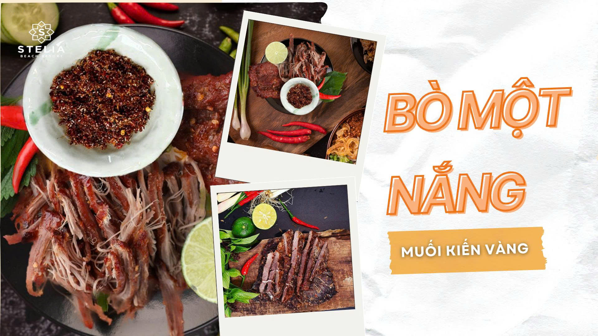 bò một nắng muối kiến vàng