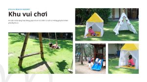 khu vui chơi cho bé tại stelia beach resort