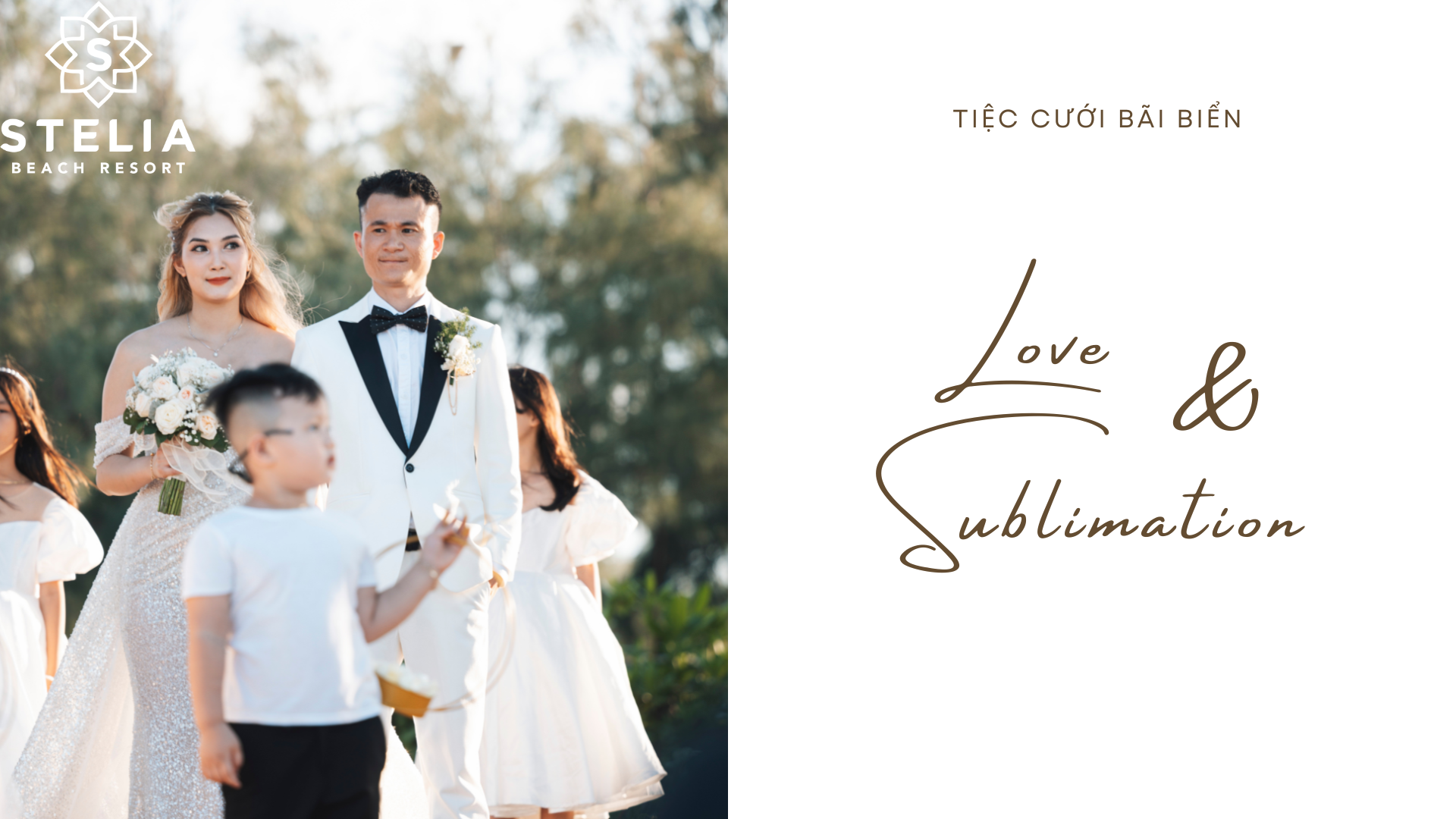 tiệc cưới bãi biển